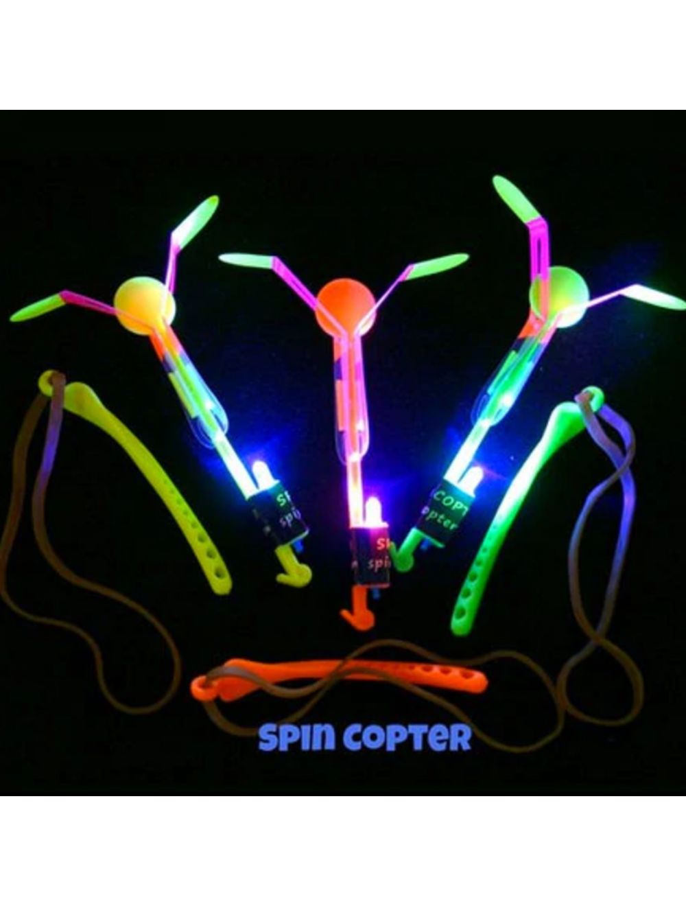 LED SLINGSHOT HELICOPTER