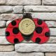 LADYBUG THERMOMETER WALL DECOR