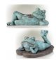 FROG LAYING DOWN STATUE
